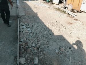 Tanpa Papan Informasi, Proyek Cor Beton Graha Artha Sindang Diduga Tak Sesuai Bestek